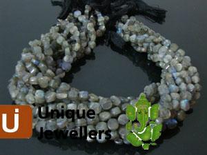 Labradorite Plain Coin Beads