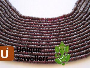 Garnet Plain Tyre Beads