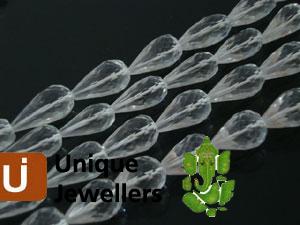 Crystal Faceted Drop Beads