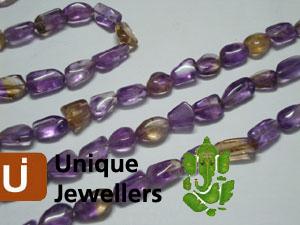 Ametrine Plain Nugget Beads