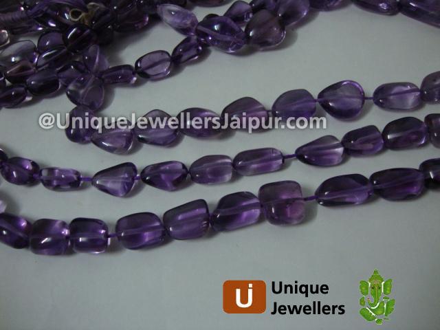 Amethyst Plain Nugget Beads