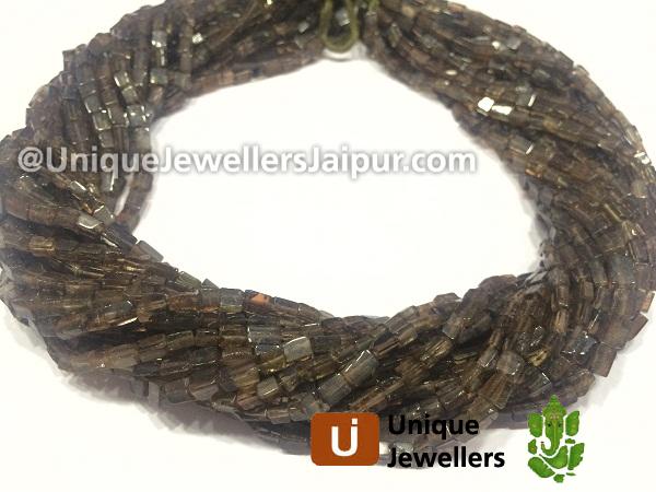 Brown Andalusite Smooth Square Beads