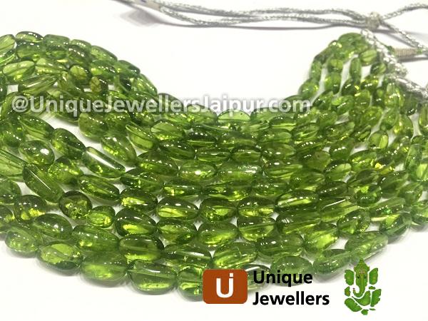 Peridot Far Smooth Nugget Beads