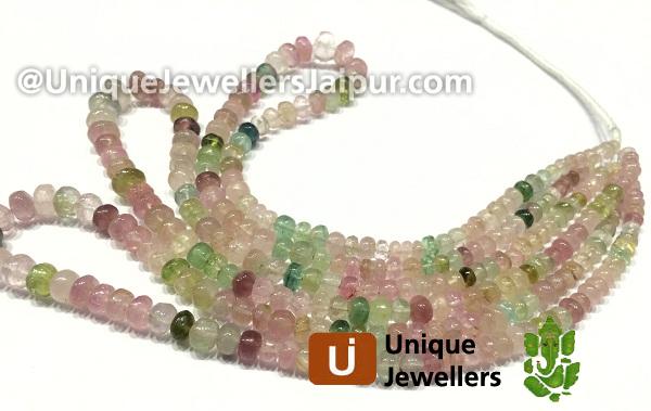 Afghani Tourmaline Far Smooth Roundelle Beads