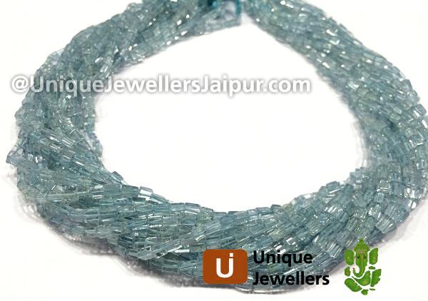 Aquamarine Smooth Square Beads