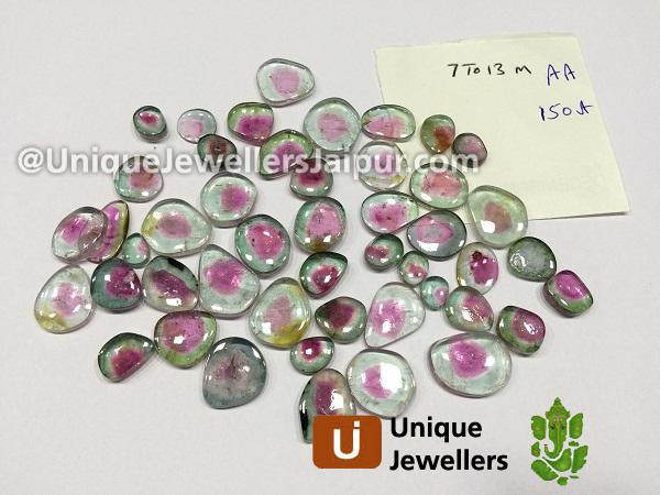 Watermelon Tourmaline Smooth Slices