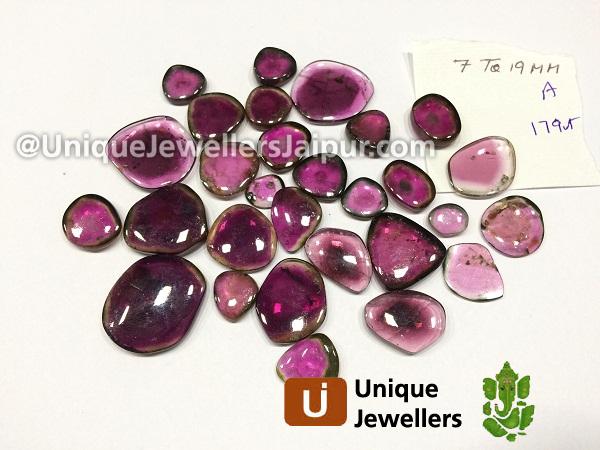 Watermelon Tourmaline Smooth Slices