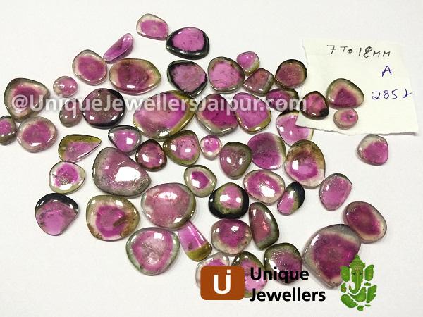 Watermelon Tourmaline Smooth Slices