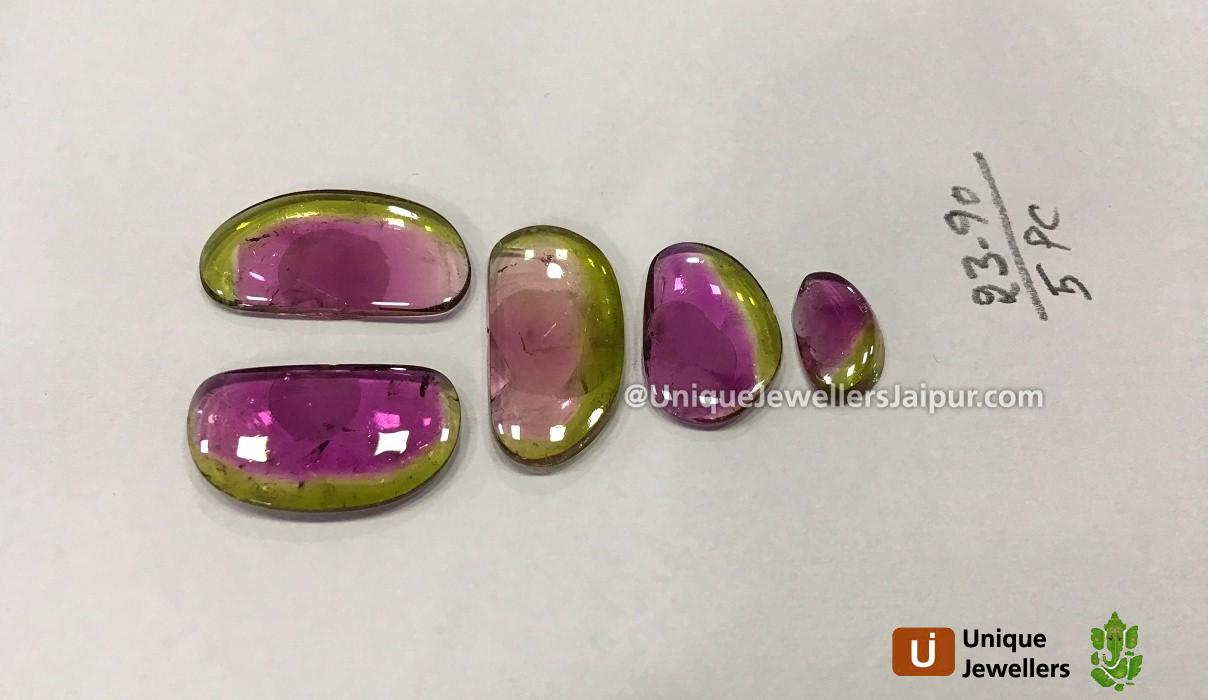 Watermelon Tourmaline Smooth Slices