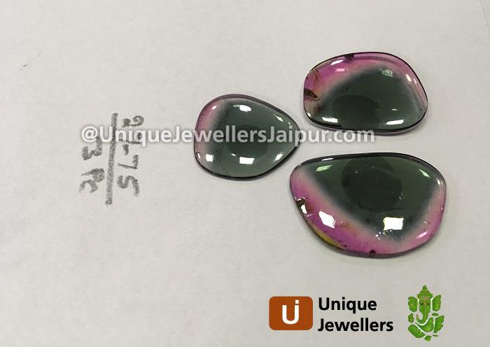 Watermelon Tourmaline Plain Slices