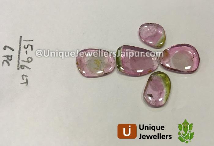 Watermelon Tourmaline Plain Slices