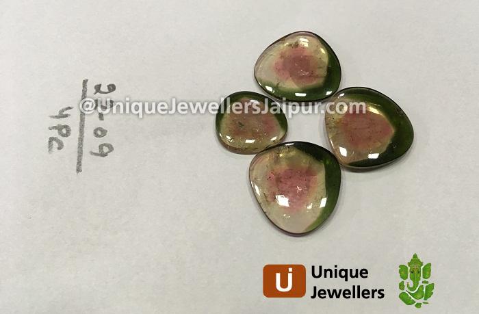 Watermelon Tourmaline Plain Slices