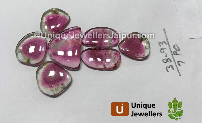 Watermelon Tourmaline Smooth Slices