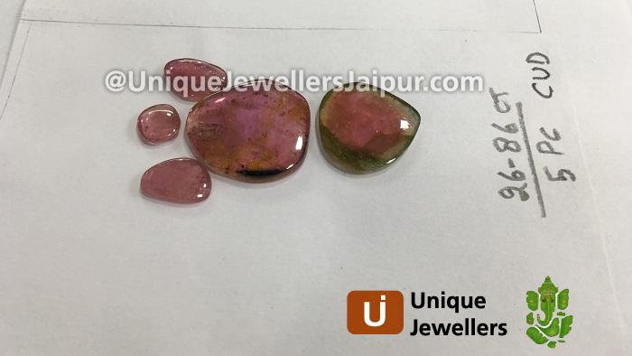 Watermelon Tourmaline Smooth Slices