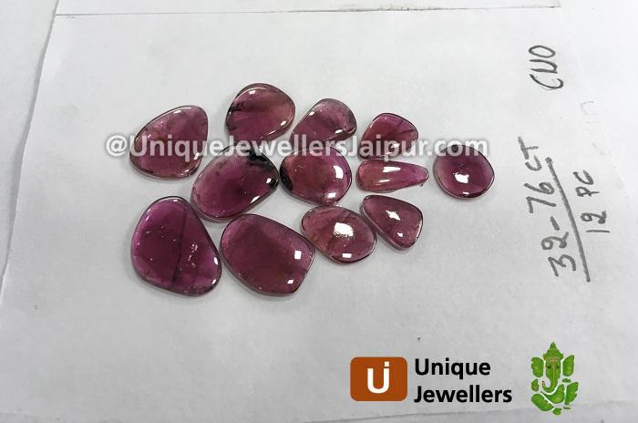 Watermelon Pink Tourmaline Smooth Slices