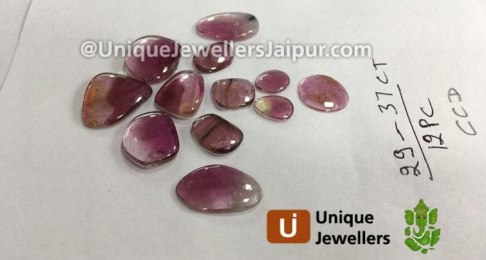 Watermelon Tourmaline Smooth Slices