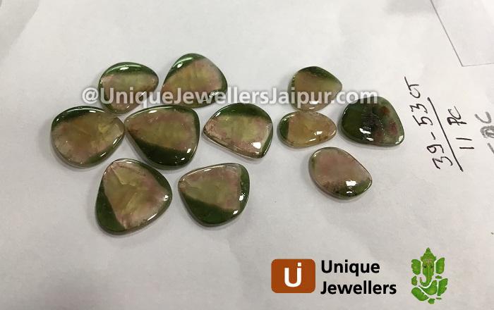 Watermelon Tourmaline Smooth Slices