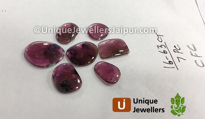 Watermelon Tourmaline Smooth Slices