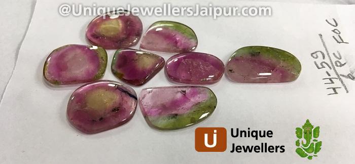 Watermelon Tourmaline Smooth Slices