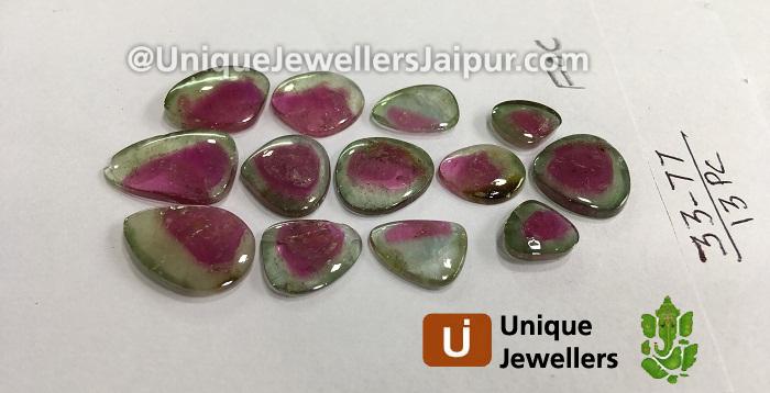 Watermelon Tourmaline Smooth Slices