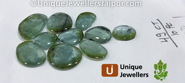 Greenish Blue Tourmaline Watermelon Smooth Slices