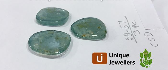 Blue Tourmaline Smooth Slices