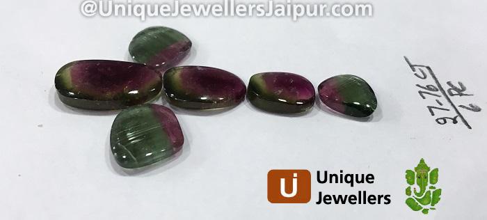 Watermelon Tourmaline Smooth Slices