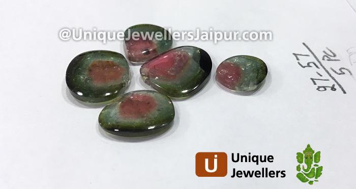 Watermelon Tourmaline Smooth Slices