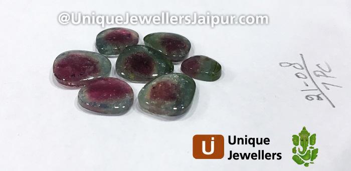 Watermelon Tourmaline Smooth Slices