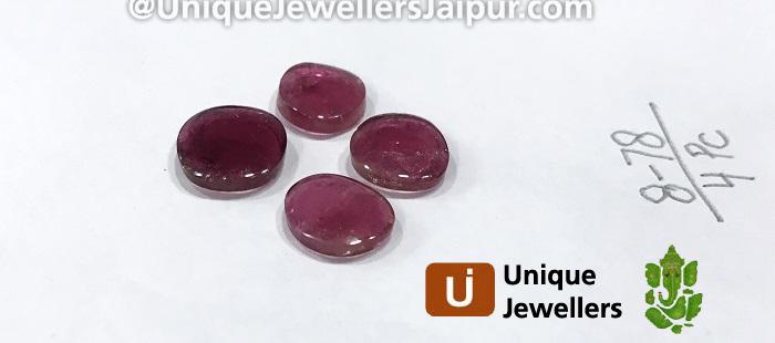 Pink Watermelon Tourmaline Smooth Slices