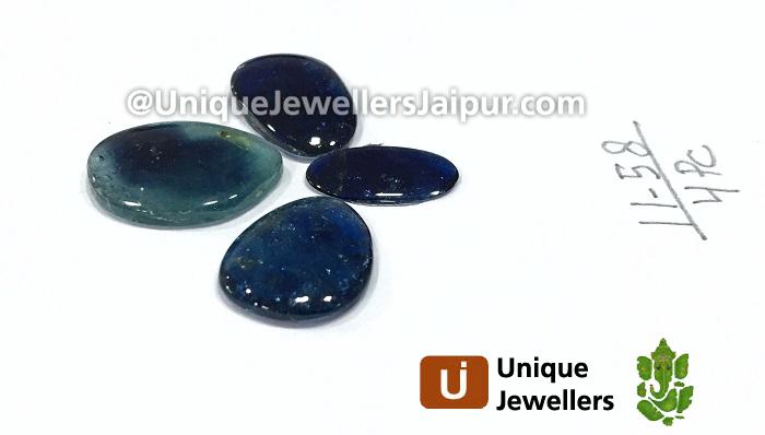 Deep Blue Tourmaline Smooth Slices