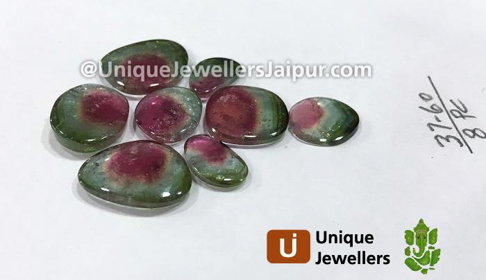 Watermelon Tourmaline Smooth Slices