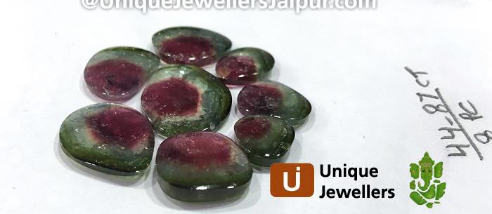 Watermelon Tourmaline Smooth Slices