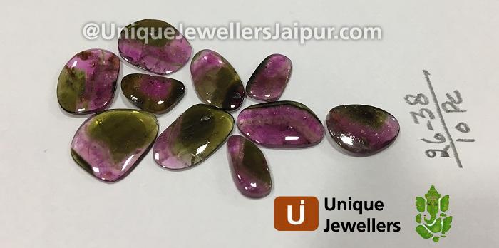 Watermelon Tourmaline Smooth Slices