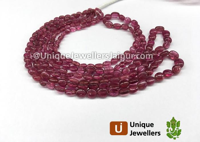 Rubellite Tourmaline Far Smooth Oval