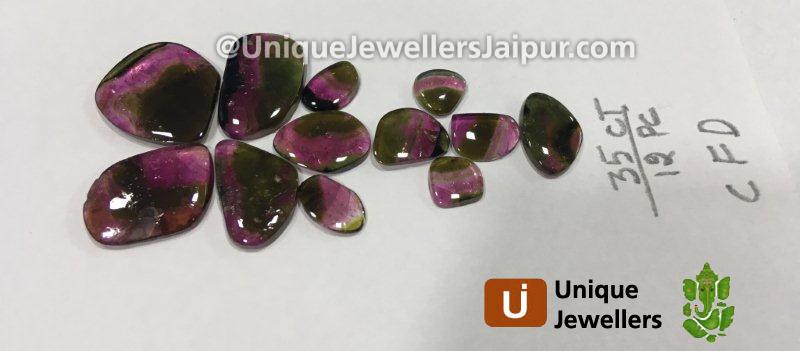 Watermelon Tourmaline Smooth Slices