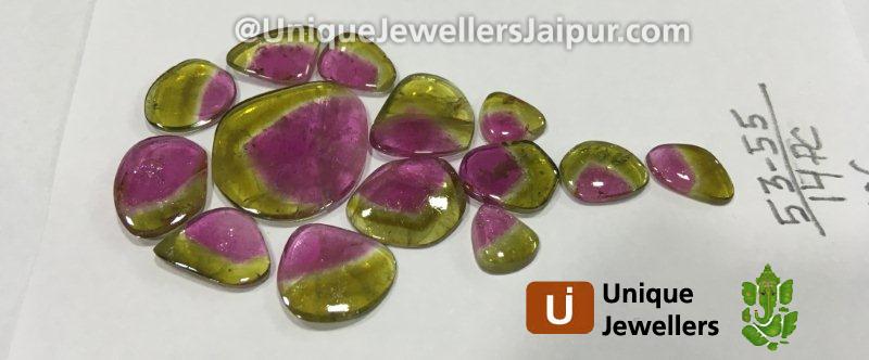 Watermelon Tourmaline Smooth Slices