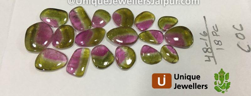 Watermelon Tourmaline Smooth Slices