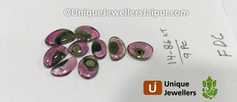 Watermelon Tourmaline Smooth Slices