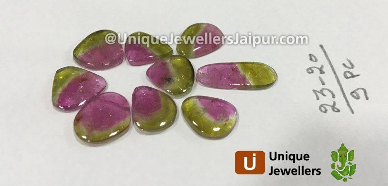 Watermelon Tourmaline Smooth Slices