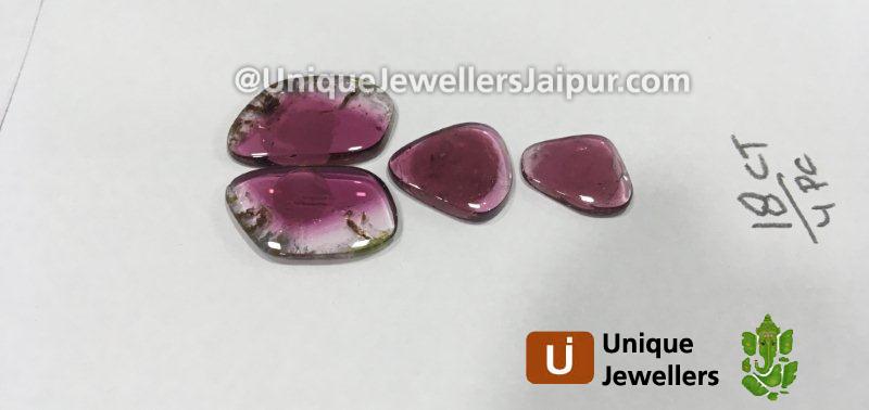 Watermelon Tourmaline Smooth Slices