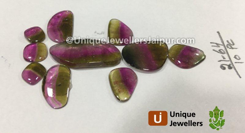 Watermelon Tourmaline Smooth Slices