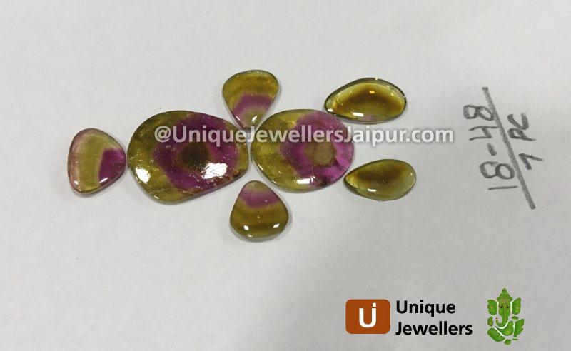 Watermelon Tourmaline Smooth Slices