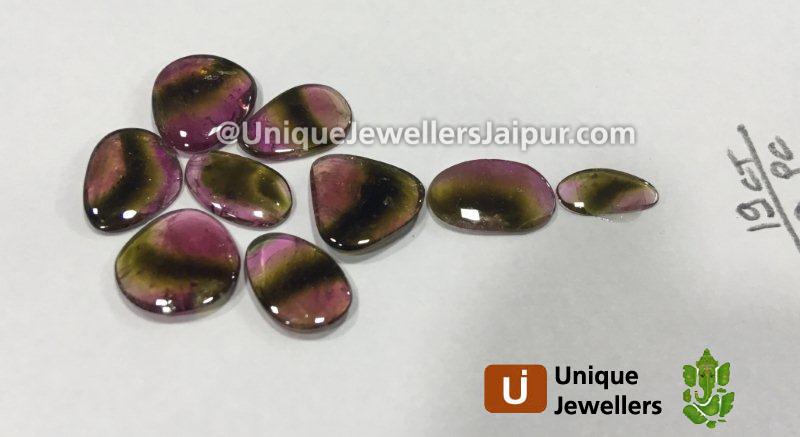 Watermelon Tourmaline Smooth Slices