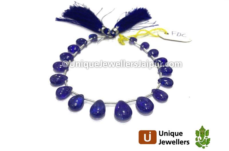 Tanzanite Smooth Pear Beads