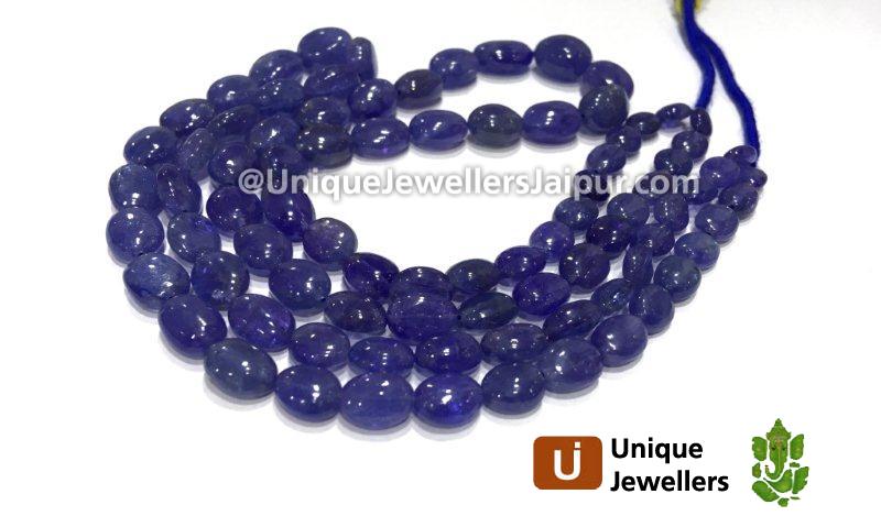 Tanzanite Smooth Oval Beads