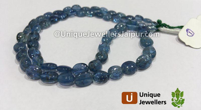 Santa Maria Aquamarine Smooth Oval Beads