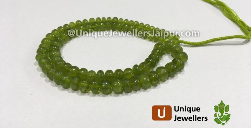 Vesuvianite Far Smooth Roundelle Beads