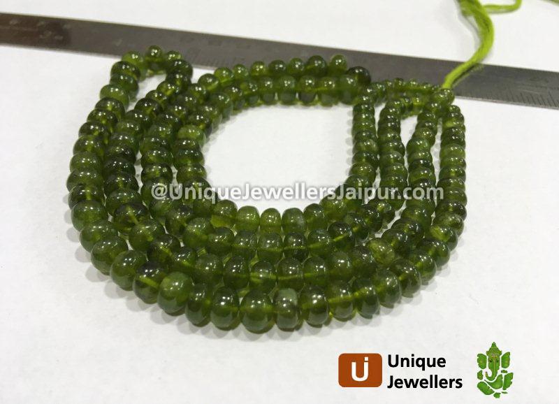 Vesuvianite Far Smooth Roundelle Beads