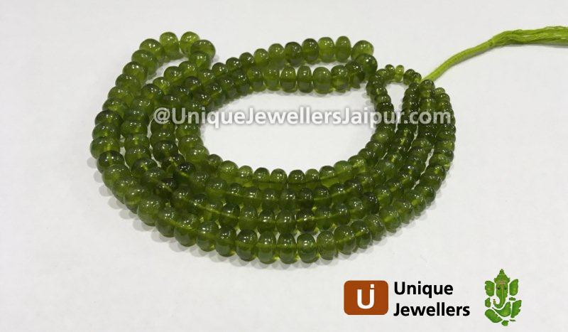 Vesuvianite Far Smooth Roundelle Beads